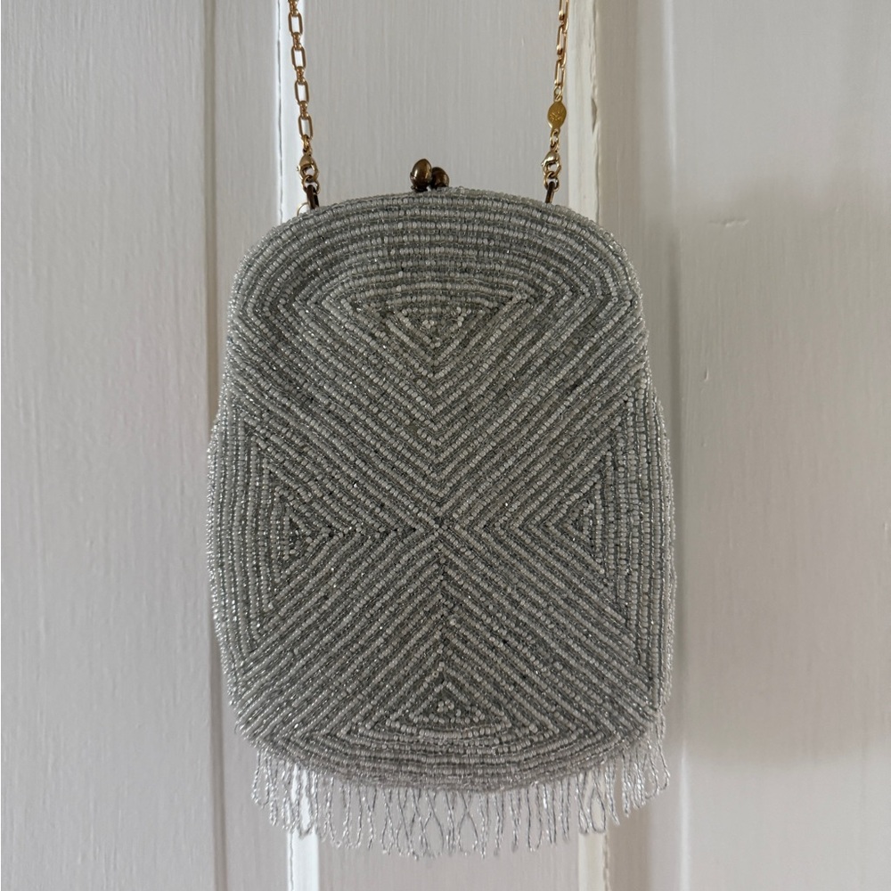 Hand Beaded Vintage Bag